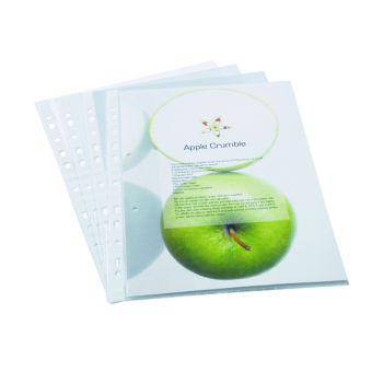 Rapesco Eco Punched Pockets A4 Clear (Pack of 100) 1104