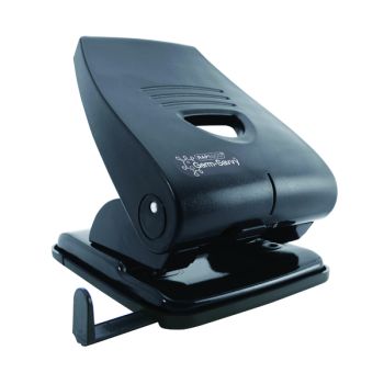 Rapesco 835-P Heavy Duty Two-Hole Punch Black PF835PB2