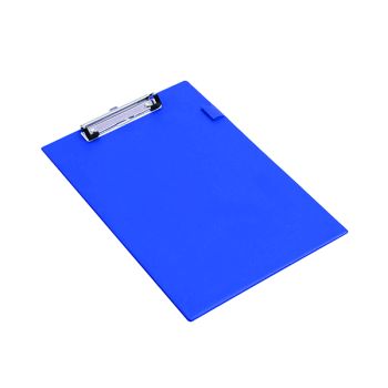 Rapesco Standard Clipboard PVC Foolscap Blue VSTCBOL3