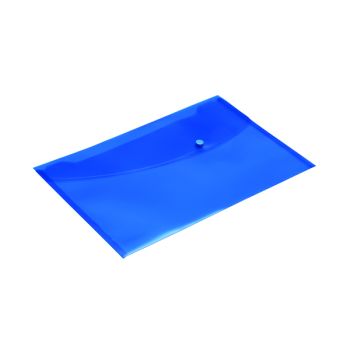 Rapesco Popper Wallet Foolscap Blue (Pack of 5) 0693