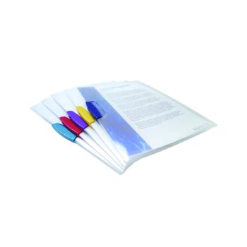 Rapesco Pivot Clip Files A4 Assorted (Pack of 5) 0786