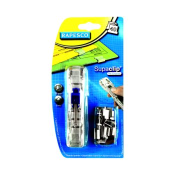 Rapesco Supaclip 40 Dispenser Stainless Steel RC4025SS
