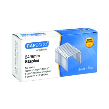 Rapesco 24/8mm Staples Chisel Point (Pack of 5000) S24802Z3