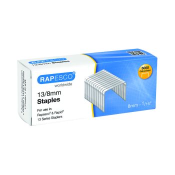 Rapesco 13/8mm Staples Chisel Point (Pack of 5000) S13080Z3