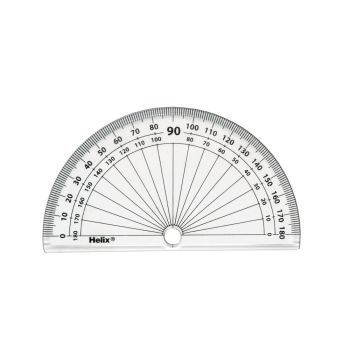 Helix 410cm 180 Degrees Protractor (Pack of 50) X33487