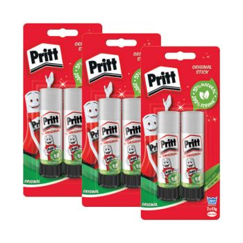 Pritt Stick Glue Stick 43g (Pack of 6) 3For2
