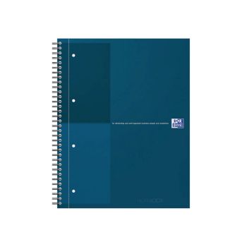 Oxford Hardback Wirebound Notebook 160 Pages Special Edition A4+ Blue 400194461-S