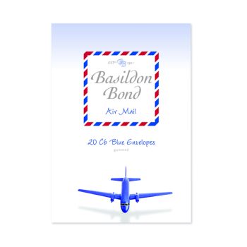 Basildon Bond Blue Airmail Envelope 114x162mm (Pack of 200) 100080079