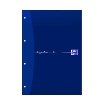 Oxford My Notes Ruled Margin Four-Hole Refill Pad 200 Pages A4 (Pack of 5) 846400176