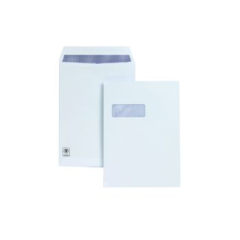 Plus Fabric C4 Envelope Pocket Window Self and Seal 120gsm White (Pack of 250) H27070