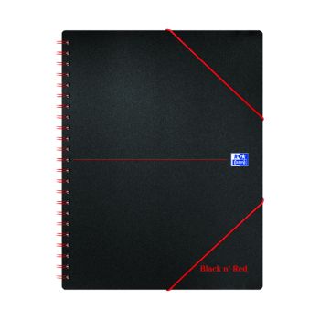 Black n' Red Wirebound Polypropylene Meeting Book 160 Pages A4+ (Pack of 5) 100104323