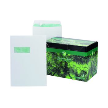 Basildon Bond C4 Pocket Envelope Window White (Pack of 250) K80121