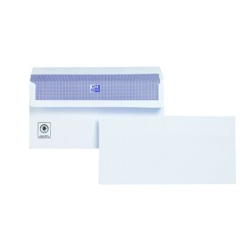 Plus Fabric DL Envelopes Wallet Self Seal 120gsm White (Pack of 250) M23270