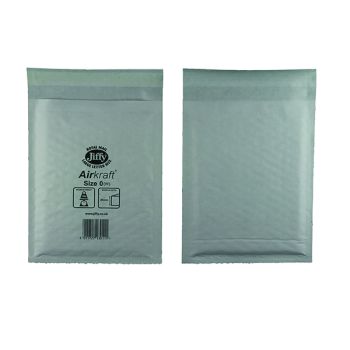 Jiffy AirKraft Bag Size 0 140x195mm White (Pack of 100) JL-0