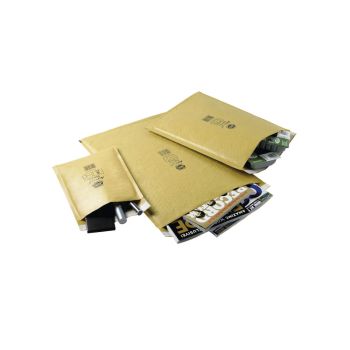 AirKraft Size 7 Bubble Lined Mailer Gold (Pack of 100) MAKC99010