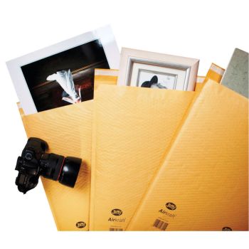 AirKraft Size 3 Bubble Lined Mailer Multi Gold (Pack of 10) MMUL03316
