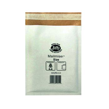 Jiffy Mailmiser Size 7 340x445mm White MM-7 (Pack of 50) JMM-WH-7