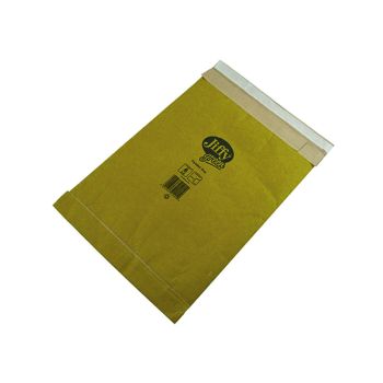 Jiffy Padded Bag Size 3 195x343mm Gold PB-3 (Pack of 100) JPB-3