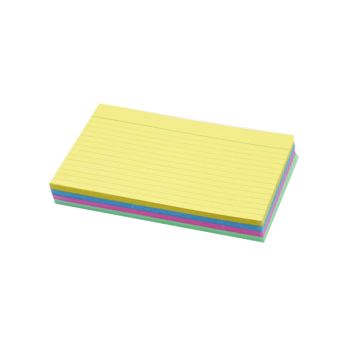 Concord Record Card Ruled 152 x 102mm Assorted (Pack of 100) 16199/161