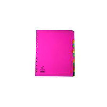 Concord Divider 20-Part A4 Extra Wide Bright (Pack of 10) 52399