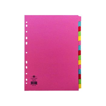 Concord Divider 15-Part A4 160gsm Multicoloured 71599/J15