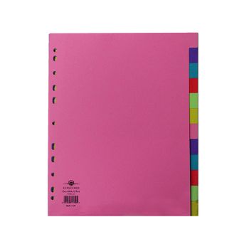 Concord Divider 12-Part A4 Extra Wide Pastel Colours 71799/J17