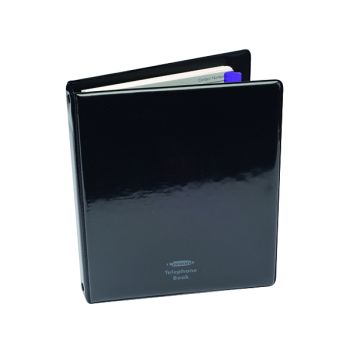 Concord Telephone/Address Book A5 Black 83010/CD6
