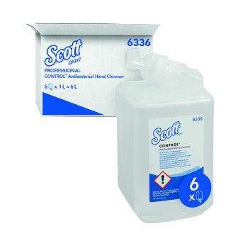 Scott Antibacterial Hand Soap Refill 1 Litre (Pack of 6) 6336