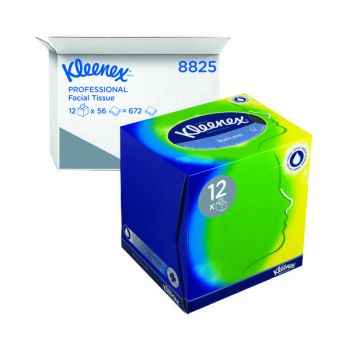 Kleenex Balsam Facial Tissues Cube 56 Sheets (Pack of 12) 8825