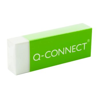 Q-Connect Plastic Eraser White (Pack of 20) KF00236