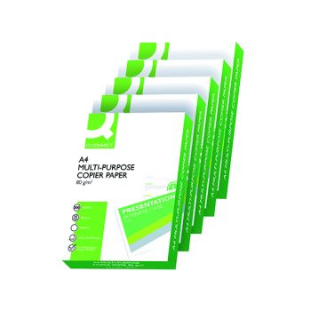 Q-Connect A4 White 80gsm Copier Paper (Pack of 2500) KF01087