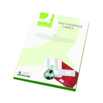 Q-Connect Multipurpose Labels 38.1x21.2mm 65 Per Sheet White (Pack of 6500) KF01130