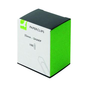 Q-Connect Paperclips No Tear 32mm (Pack of 1000) KF01312Q