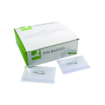 Q-Connect Pin Badge 54x90mm (Pack of 50) KF01564