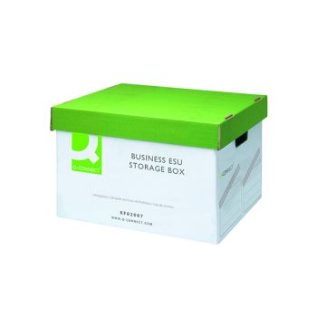 Q-Connect Business Easy Set Up Storage Box (Pack of 10) KF02007