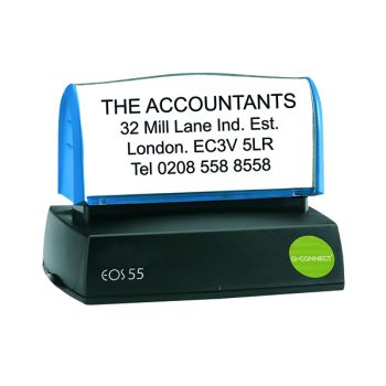 Q-Connect Voucher for Custom Pre-Inked Stamp 57 x 20mm KF02106