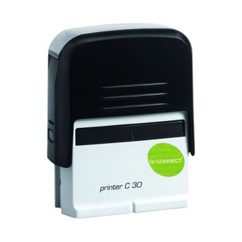 Q-Connect Voucher for Custom Self-Inking Stamp 35 x 12mm KF02110