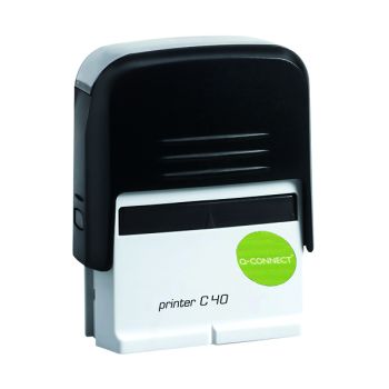 Q-Connect Voucher for Custom Self-Inking Stamp 57 x 20mm KF02112