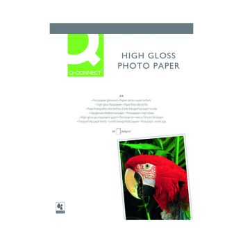Q-Connect A4 White High Gloss Photo Paper 260gsm (Pack of 20) KF02163