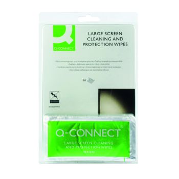 Q-Connect Large Screen/Protection Wipes (Pack of 10) KF02245A - DISCONTINUED