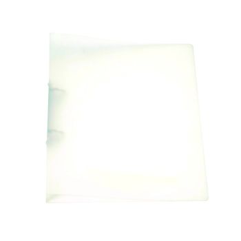 Q-Connect 2 Ring Binder Frosted A4 Clear (25mm capacity and has a spine label) KF02487