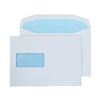 Q-Connect Machine Envelope 162x238mm Window Gummed 90gsm White (Pack of 500) KF02898