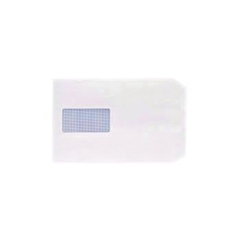 Q-Connect C5 Envelopes Window Pocket Peel and Seal 100gsm White (Pack of 500) IP53