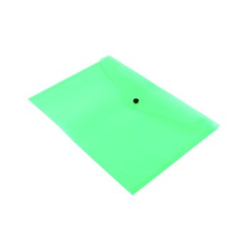 Q-Connect Polypropylene Document Folder A4 Green (Pack of 12) KF03597