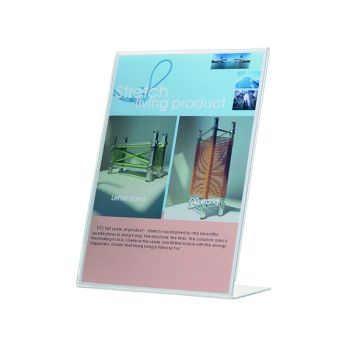 Q-Connect Slanted Sign Holder L-Shape Side-Loading A4 KF04177