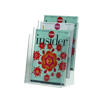 Q-Connect Three Pocket Literature Holder A4 KF04188