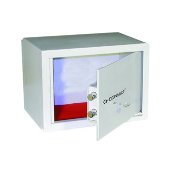 Q-Connect Key-Operated Safe 10 Litre 200x310x200 KF04388