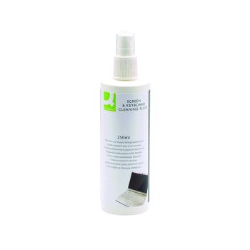 Q-Connect Screen & Keyboard Cleaning Fluid 250ml KF04502