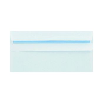 Q-Connect DL Envelope Wallet Self Seal 80gsm White (Pack of 250) KF07556