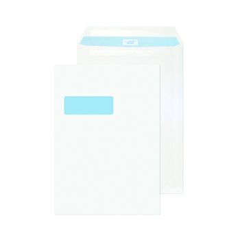 Q-Connect C4 Envelope Window Self Seal 90gsm White (Pack of 75) KF07561